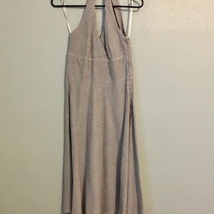 Seersucker Halter Dress
